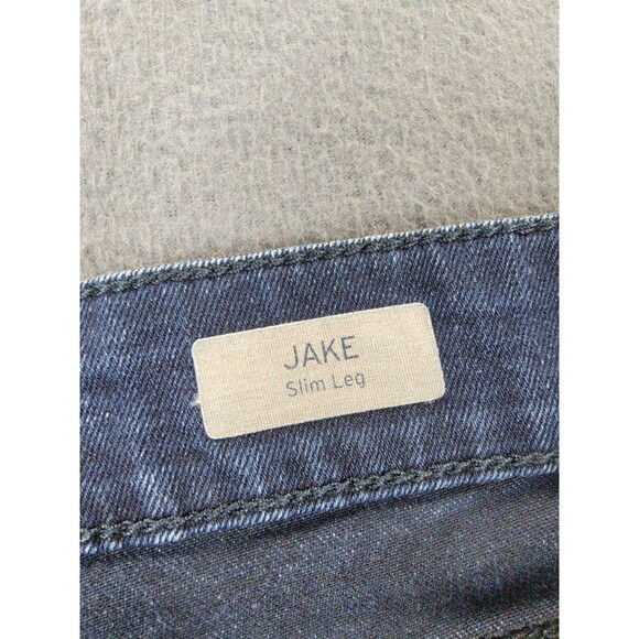 Mavi Jake Slim Leg Jeans Mens 33x32 Blue Stretch Denim Medium Wash Tapered - Picture 10 of 15